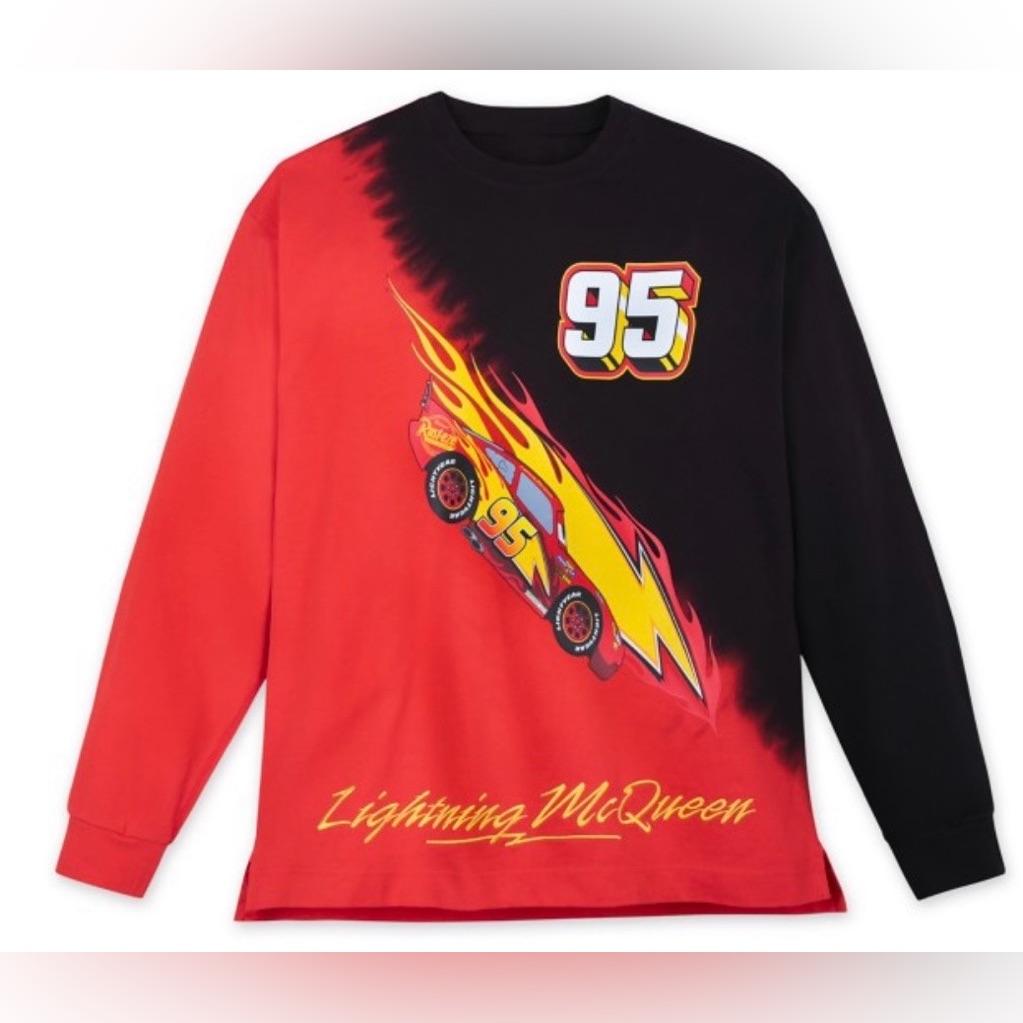 Disney Parks Cars Lightning Mcqueen Long Sleeve